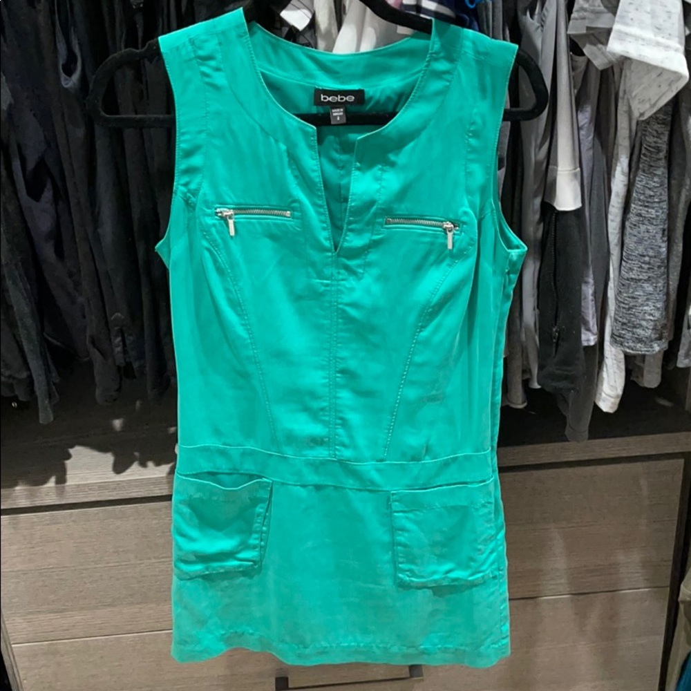 Bebe Green Dress